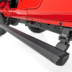 Rough Country Power Running Boards Dual Electric Motor Jeep Gladiator JT 4WD (20-26)