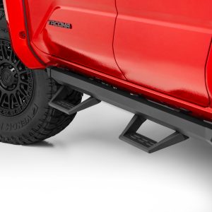 Rough Country SRL2 Adjustable Aluminum Steps Double Cab Toyota Tacoma 2WD/4WD (24-26)