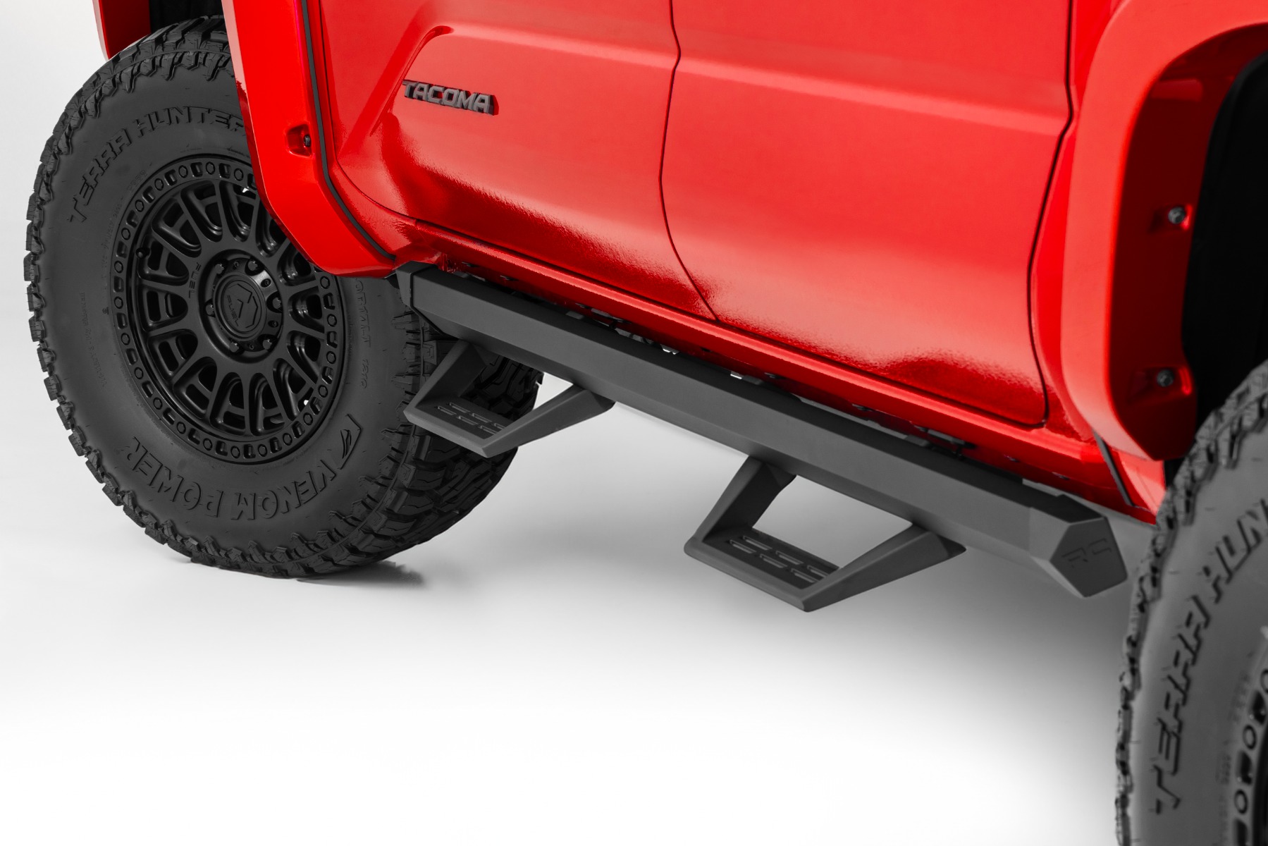 Rough Country SRL2 Adjustable Aluminum Steps Double Cab Toyota Tacoma 2WD/4WD (24-26)