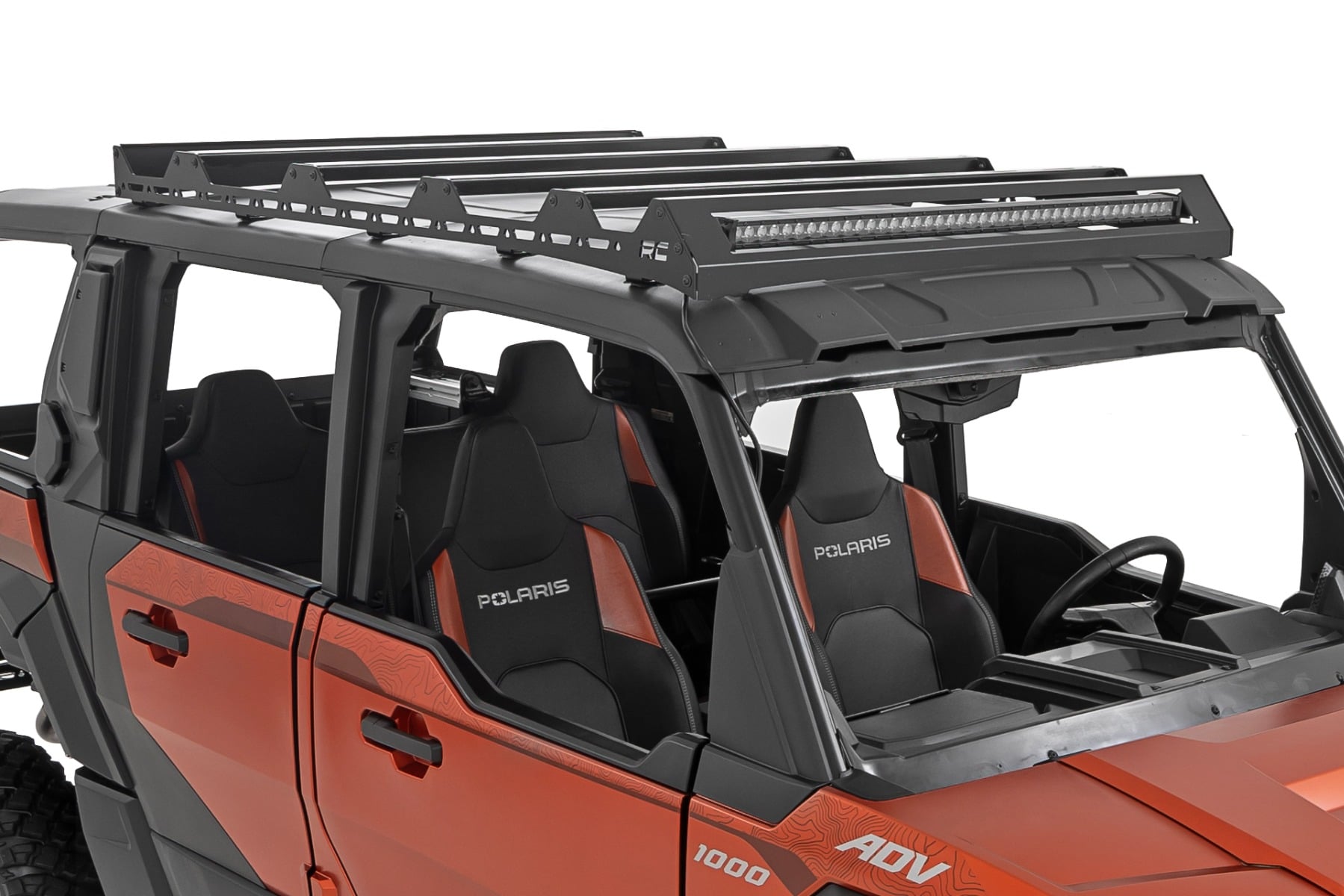 Rough Country Roof Rack 40″ Black Single Row Polaris XPEDITION ADV 5