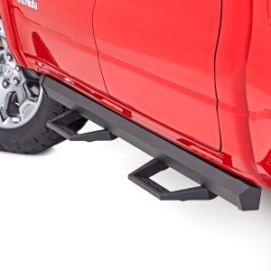 Rough Country SRL2 Adj Aluminum Step Crew Cab Ram 1500 (19-26)/1500 TRX (21-24)