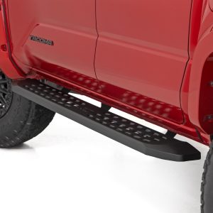 Rough Country RPT2 Running Board Double Cab Black Toyota Tacoma 2WD/4WD (2024-2026)