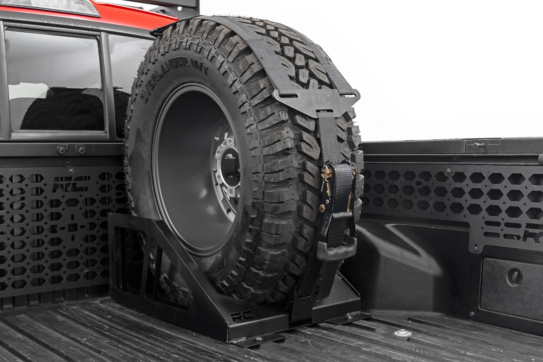 Rough Country Bed Mount Spare Tire Carrier Universal Multiple Makes & Models (Chevy/Dodge/Ford/GMC/Ram)