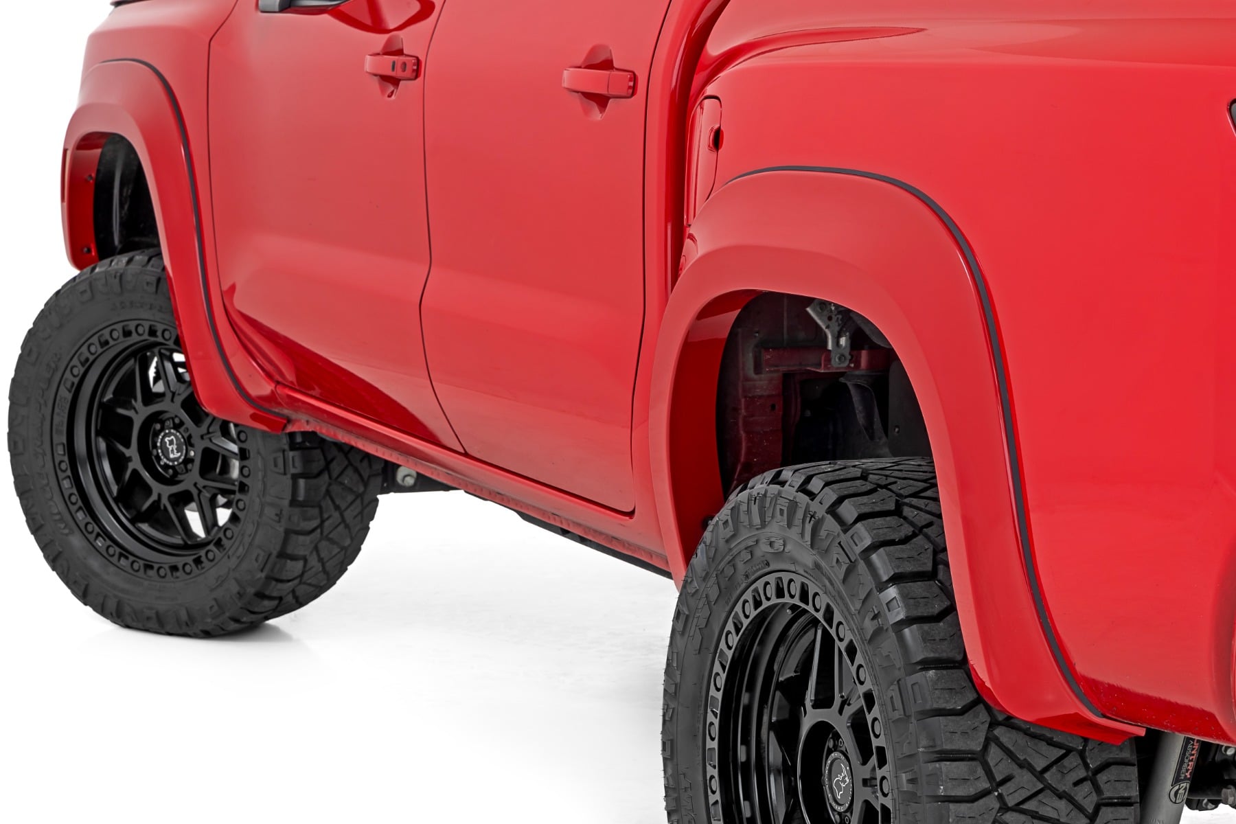Rough Country Sport Fender Flares KAD Gun Metal Nissan Frontier 2WD/4WD (2022-2026)