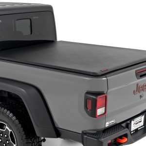 Rough Country Soft Roll Up Bed Cover 5 Bed Jeep Gladiator JT 4WD (2020-2026)