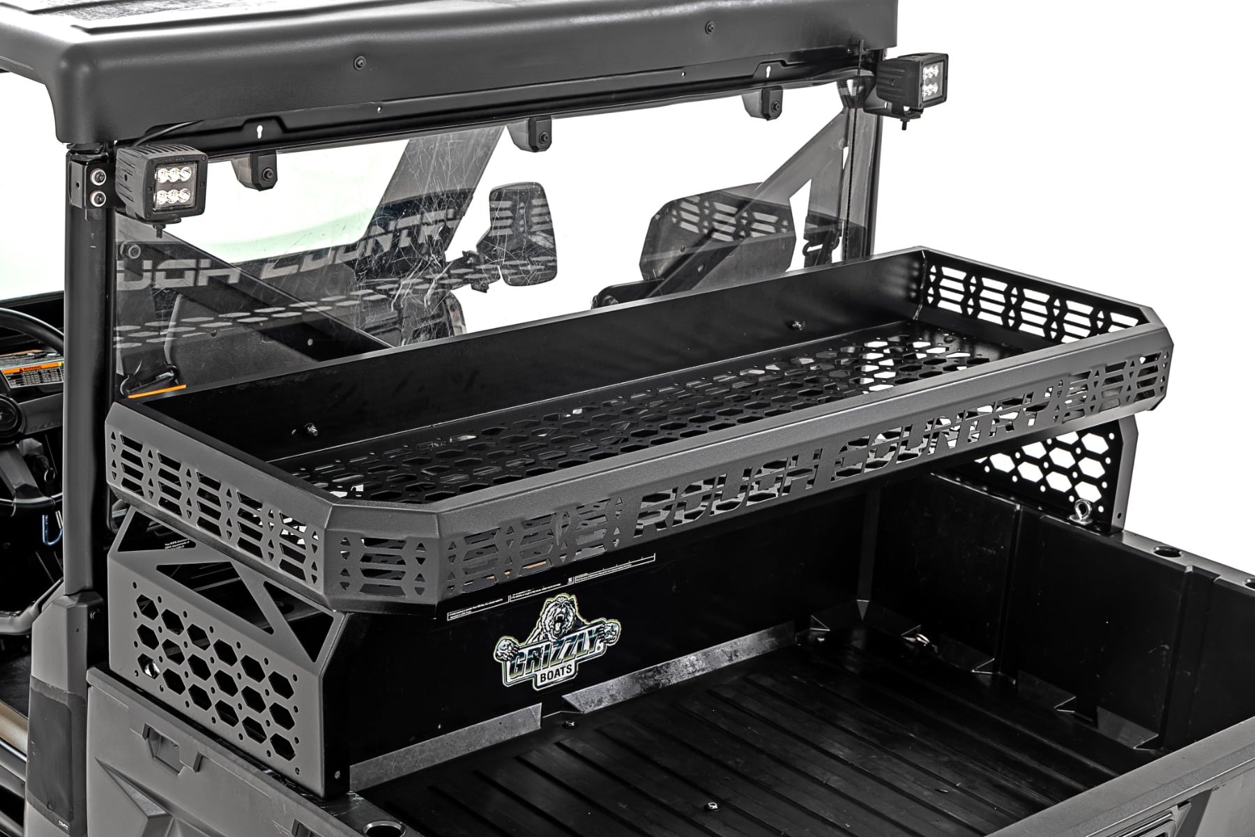 Rough Country Over Bed Cargo Rack Can-Am Defender/Polaris Ranger