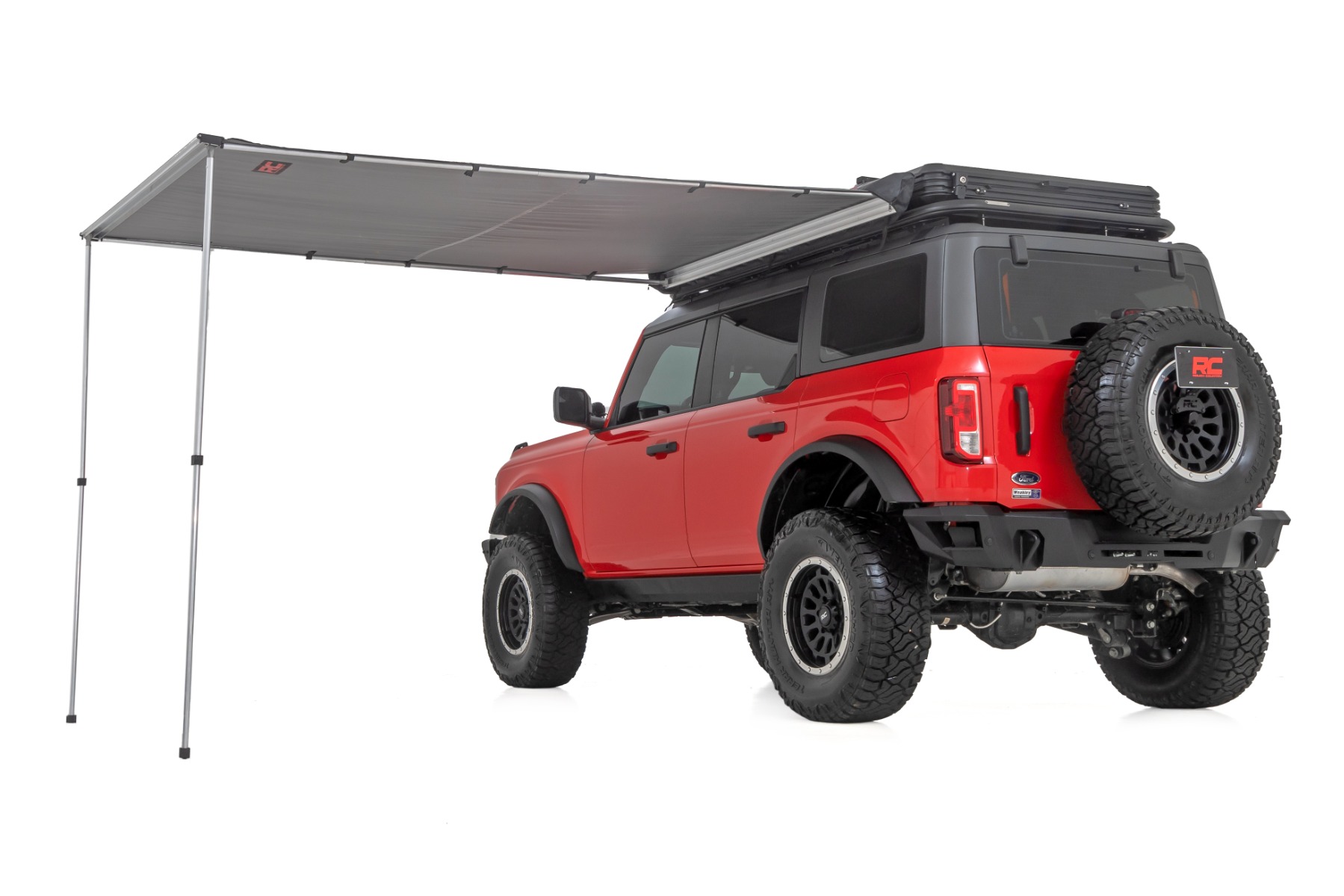 Rough Country Retractable Roof Rack Awning 6’6″ x 9’8″ (Fits Trucks & SUVs)