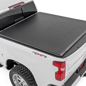 Rough Country Soft Roll Up Bed Cover 5’10” Bed Chevy/GMC Sierra 1500 (19-26)/Silverado 1500 (19-26)
