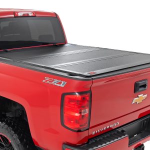 Rough Country Hard Tri-Fold Flip Up Bed Cover 5’9″ Bed Chevy/GMC 1500 (14-18 & Classic)