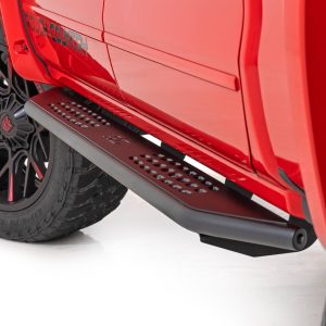 Rough Country OV2 Running Boards Side Step Bars Crew Cab Chevy/GMC 1500/2500HD/3500HD (07-19 & Classic)