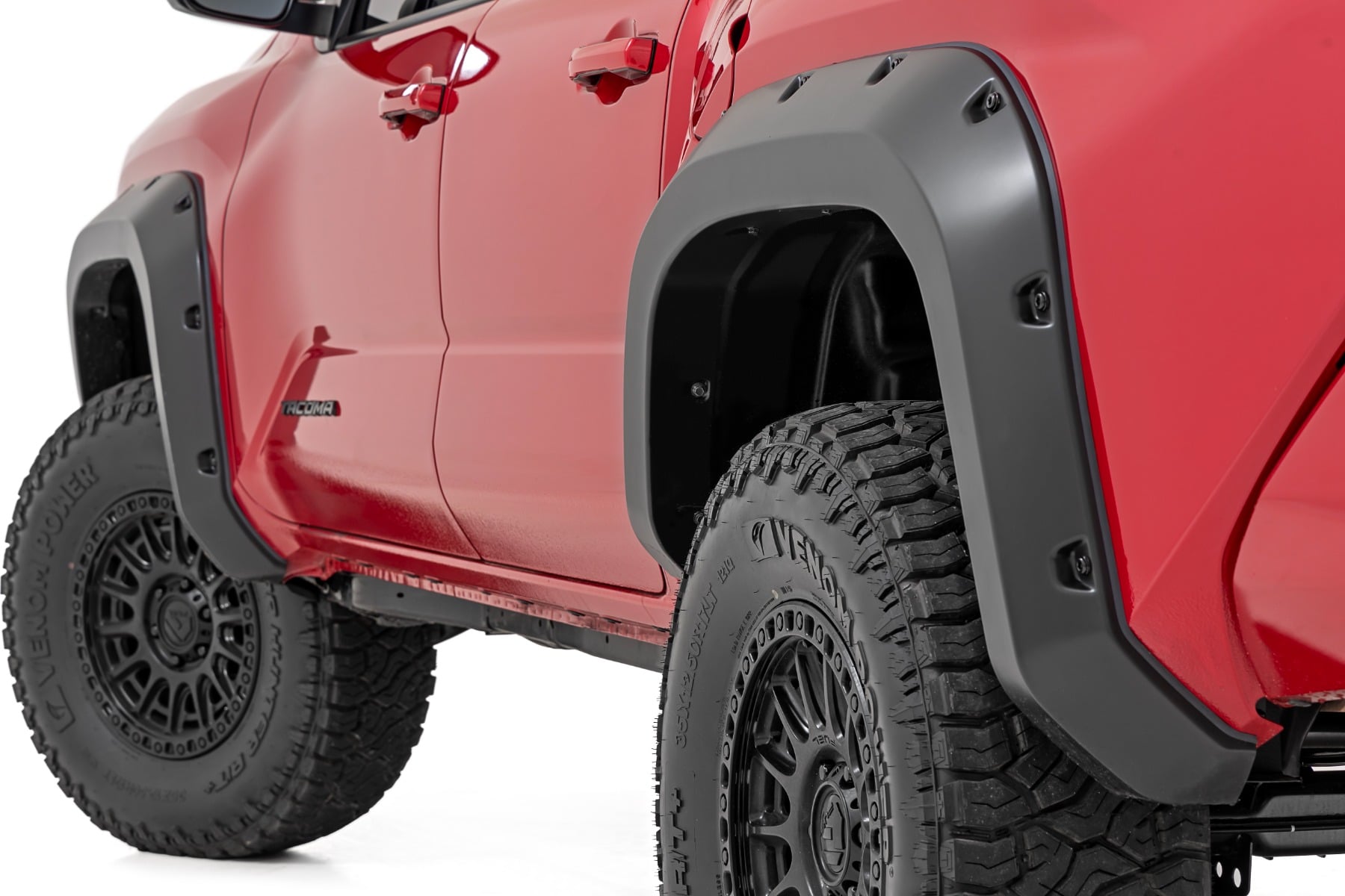Rough Country Pocket Fender Flares 8X0 Heritage Blue Toyota Tacoma 2WD/4WD (2024-2026)