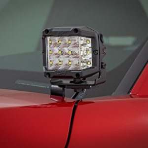 Rough Country LED Light Kit Ditch Mount 3″ OSRAM Wide Toyota Tacoma 2WD/4WD (24-26)