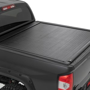 Rough Country Powered Retractable Bed Cover 5’7″ Bed Toyota Tundra (07-21)