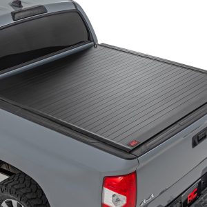 Rough Country Hard Roll Up Bed Cover 5’7″ Bed Toyota Tundra 2WD/4WD (2007-2021)