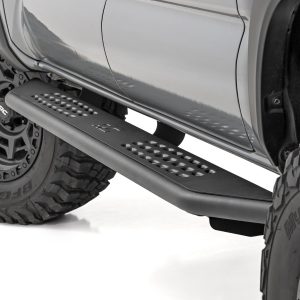 Rough Country OV2 Running Boards Side Step Bars Crew Cab Toyota Tacoma 2WD/4WD (16-23)