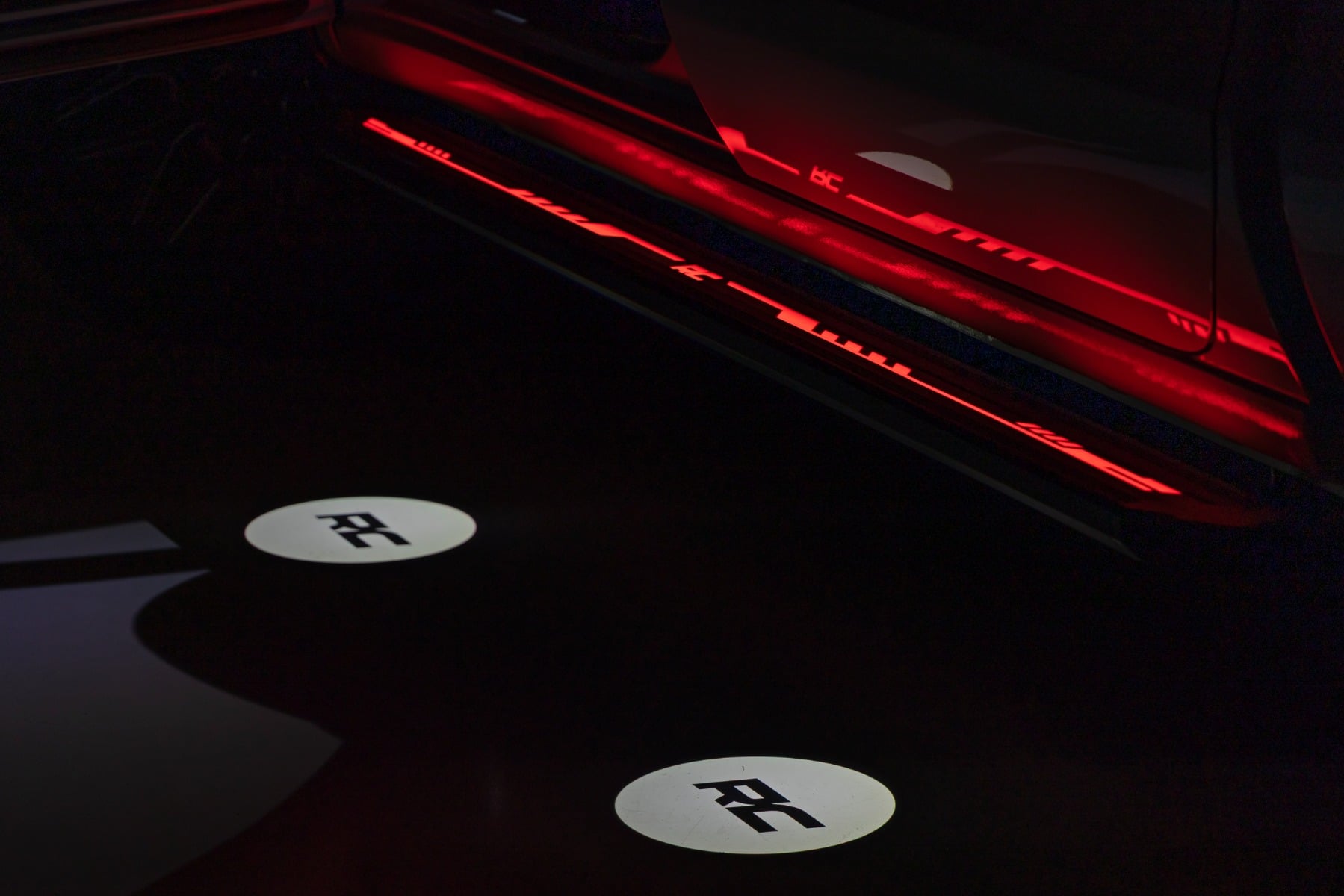 Rough Country Multi-Color LED Running Boards Crew Cab Ram 2500/3500 2WD/4WD (2011-2026)