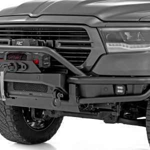 Rough Country Front Bumper Tubular Winch Mount Ram 1500 2WD/4WD (2019-2024)