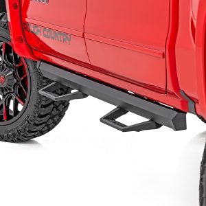 Rough Country SRL2 Adj Aluminum Step Crew Cab Chevy/GMC 1500/2500HD/3500HD (07-18 & Classic)