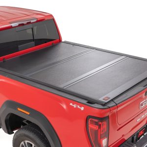 Rough Country Hard Low Profile Bed Cover 6’9″ Bed Rail Caps Chevy/GMC 2500HD/3500HD (20-26)