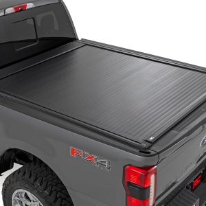 Rough Country Powered Retractable Bed Cover 6’10” Bed Ford F-250/F-350 Super Duty (17-26)