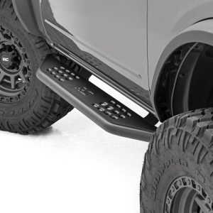 Rough Country OV2 Running Boards Side Step Bars 2-Door Ford Bronco (2 Door) (21-26)