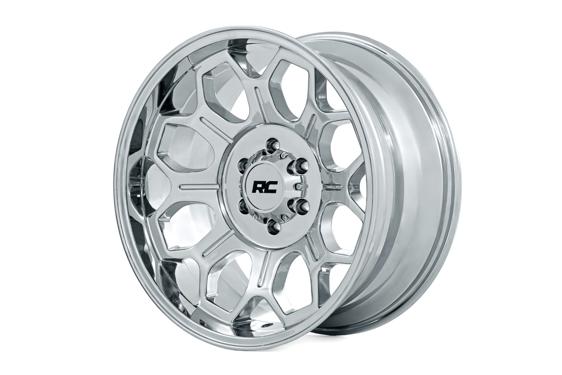 Rough Country 77 Series Wheel One-Piece Chrome 22x12 8x6.5 -44mm