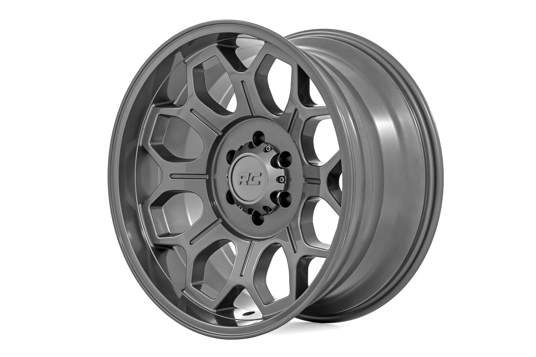 Rough Country 77 Series Wheel One-Piece Gunmetal Gray 20x9 6x5.5 -12mm