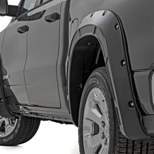 Rough Country Defender Fender Flares PXJ Diamond Black Ram 1500 2WD/4WD (2025-2026)