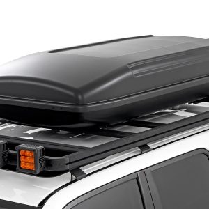 Rough Country Rooftop Cargo Box Hard Shell Strut Assisted 14.5 Cu. Ft. Storage
