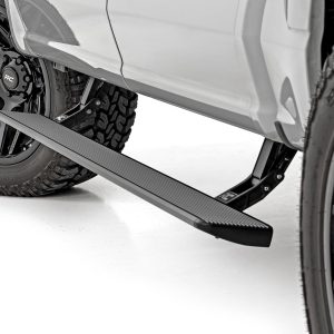 Rough Country Power Running Boards HT-Series Crew Cab Ford F-150/Lightning/F-250/F-350/Raptor (15-26)