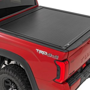 Rough Country Powered Retractable Bed Cover 5’7″ Bed Toyota Tundra 2WD/4WD (2022-2026)
