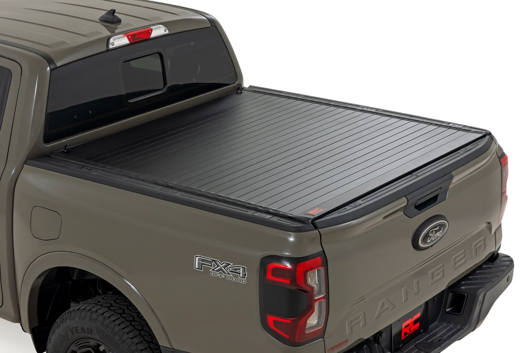 Rough Country Hard Roll Up Bed Cover 5′ Bed Ford Ranger 2WD/4WD (2024-2025)