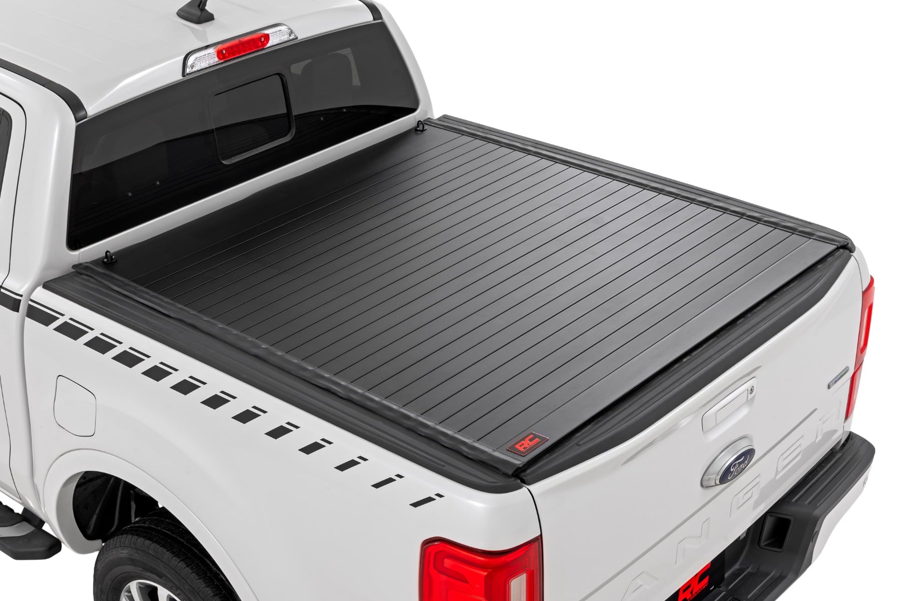 Rough Country Hard Roll Up Bed Cover 5′ Bed Ford Ranger 2WD/4WD (2019-2023)