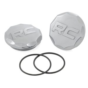 Rough Country Polished Aluminum Ball Joint Caps Pair Rough Country Control Arms