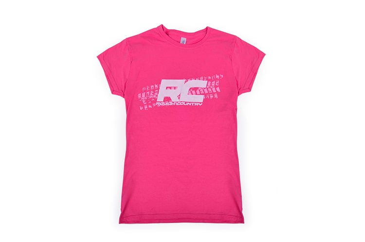 Rough Country T-Shirt Women Fts Fit Pink Size S