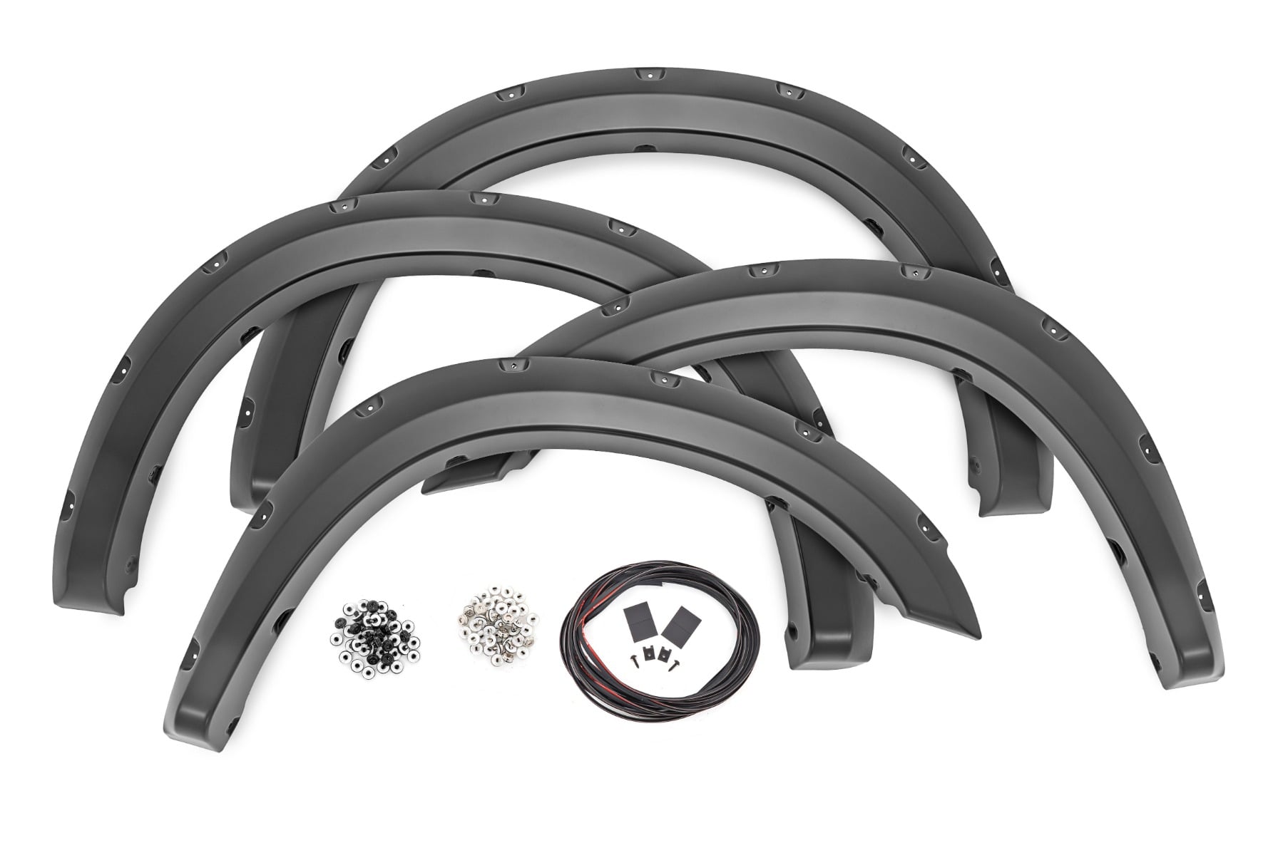 Rough Country Pocket Fender Flares PSC Billet Silver Ram 2500/3500 2WD/4WD (2011-2018)