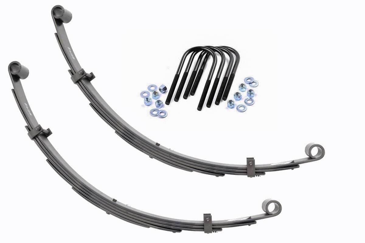 Rough Country Rear Leaf Springs 4″ Lift Pair Toyota Land Cruiser FJ40 4WD (1964-1980)