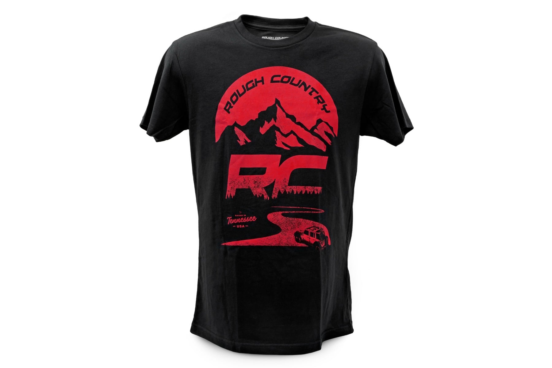 Rough Country T-Shirt RC Mountains Black SM
