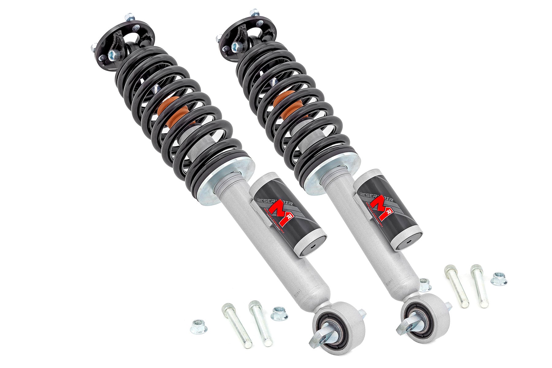 Rough Country M1R Reservoir Loaded Struts Adjustable Height Front 5 Inch Ford Bronco (21-26)