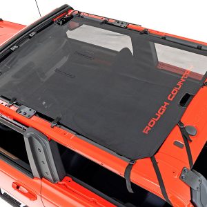 Rough Country Mesh Bikini Top Plus Black Ford Bronco 4WD (2021-2026)
