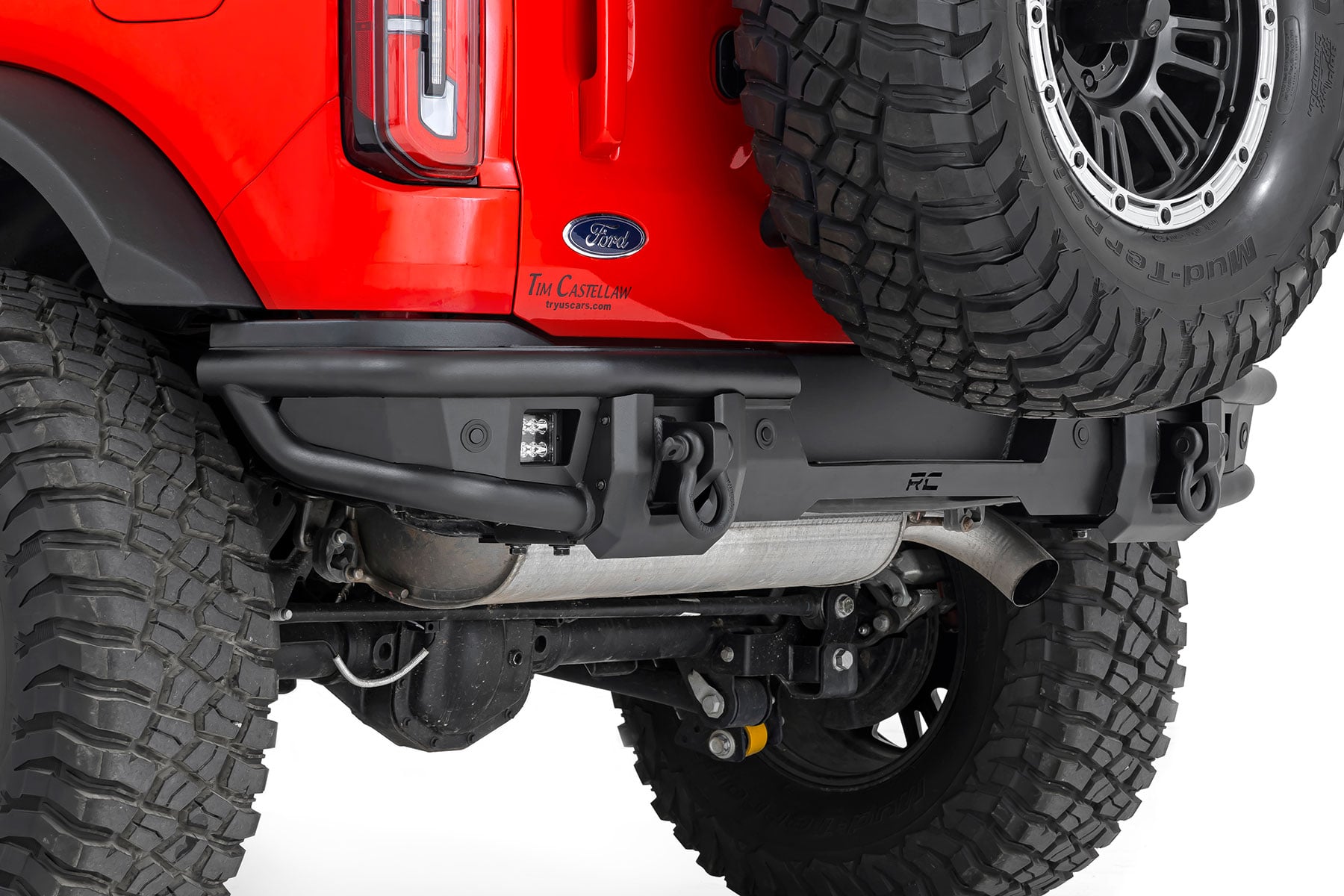 Rough Country Rear Bumper Tubular Ford Bronco 4WD (2021-2026)