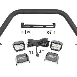 Rough Country Safari Bar 3″ OSRAM (Pair) Wide OE Modular Steel Ford Bronco (21-26)