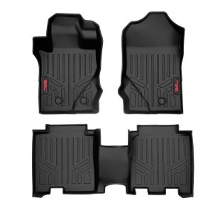 Rough Country Floor Mats Front & Rear Ford Bronco 4WD (2021-2026)