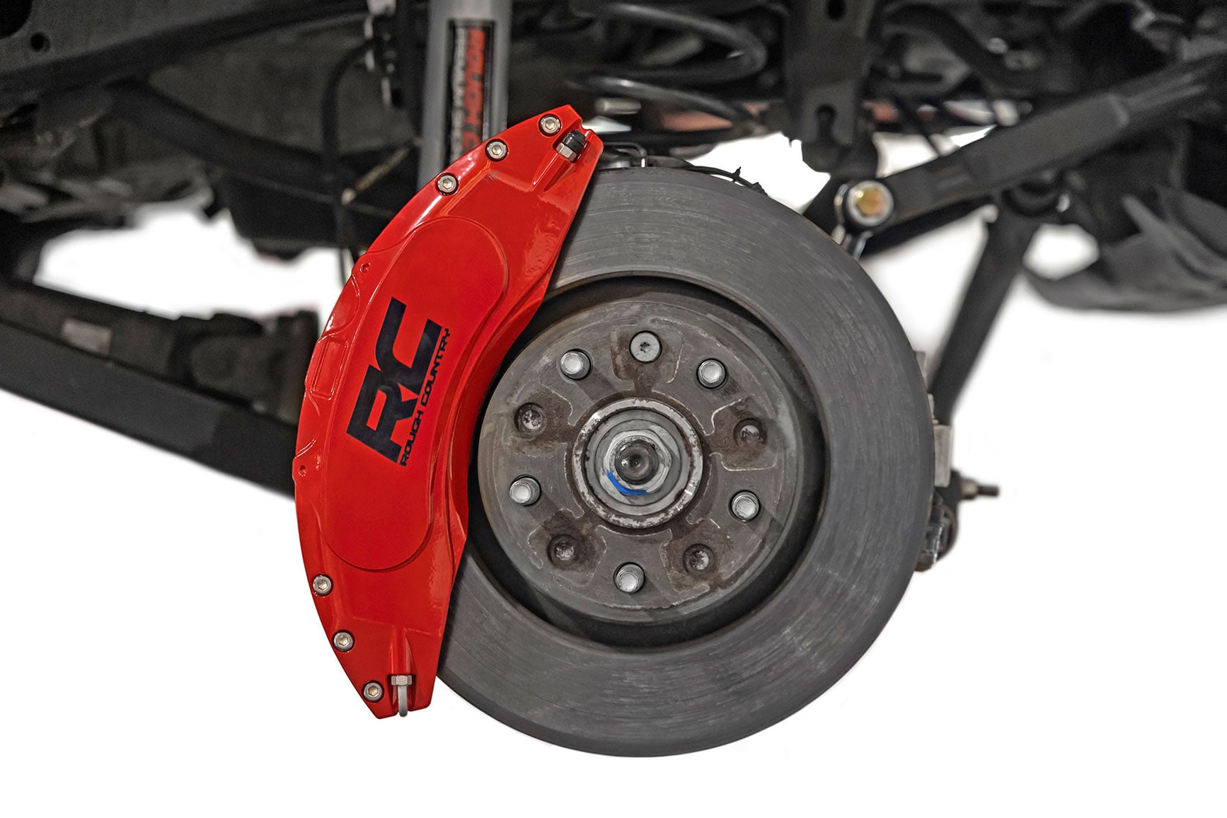 Rough Country Caliper Covers Rear Red Sport Jeep Wrangler JL (18-26)/Wrangler Unlimited (18-26)