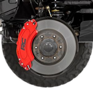 Rough Country Caliper Covers Rear Red Chevy/GMC Sierra 1500 (19-26)/Silverado 1500 (19-26)