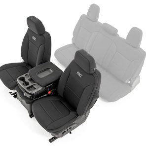Rough Country Seat Covers FR 40/20/40 Chevy/GMC Sierra 1500 (19-26)/Silverado 1500 (19-26)