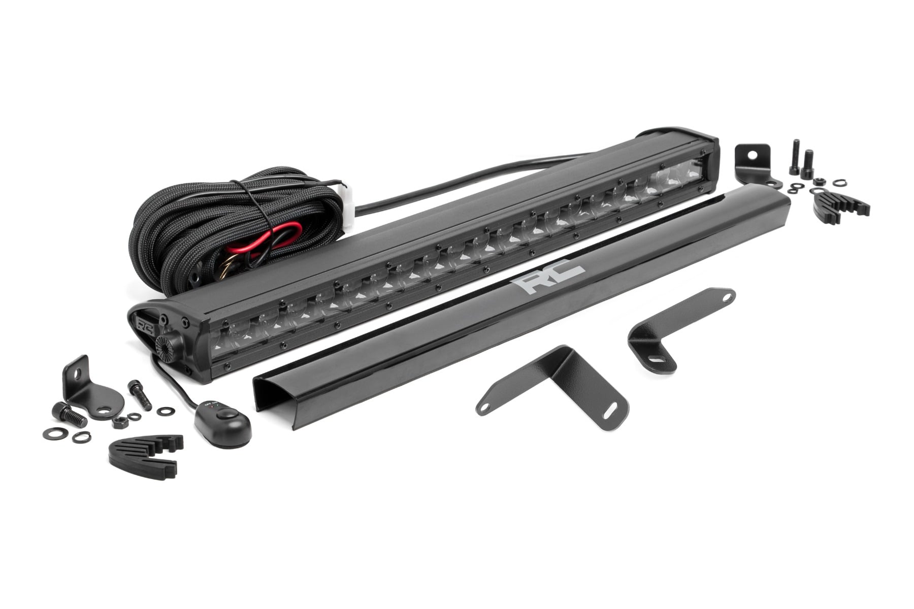 Rough Country LED Light Kit Under Bed Mount 20″ Black Single Row CFMOTO UFORCE 1000