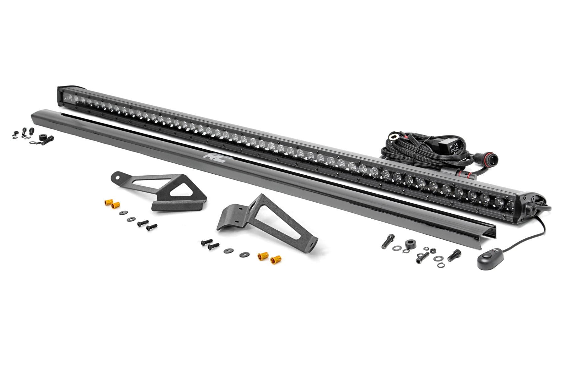 Rough Country LED Light Kit Front Mount 50″ Black Single Row CFMOTO UFORCE 1000