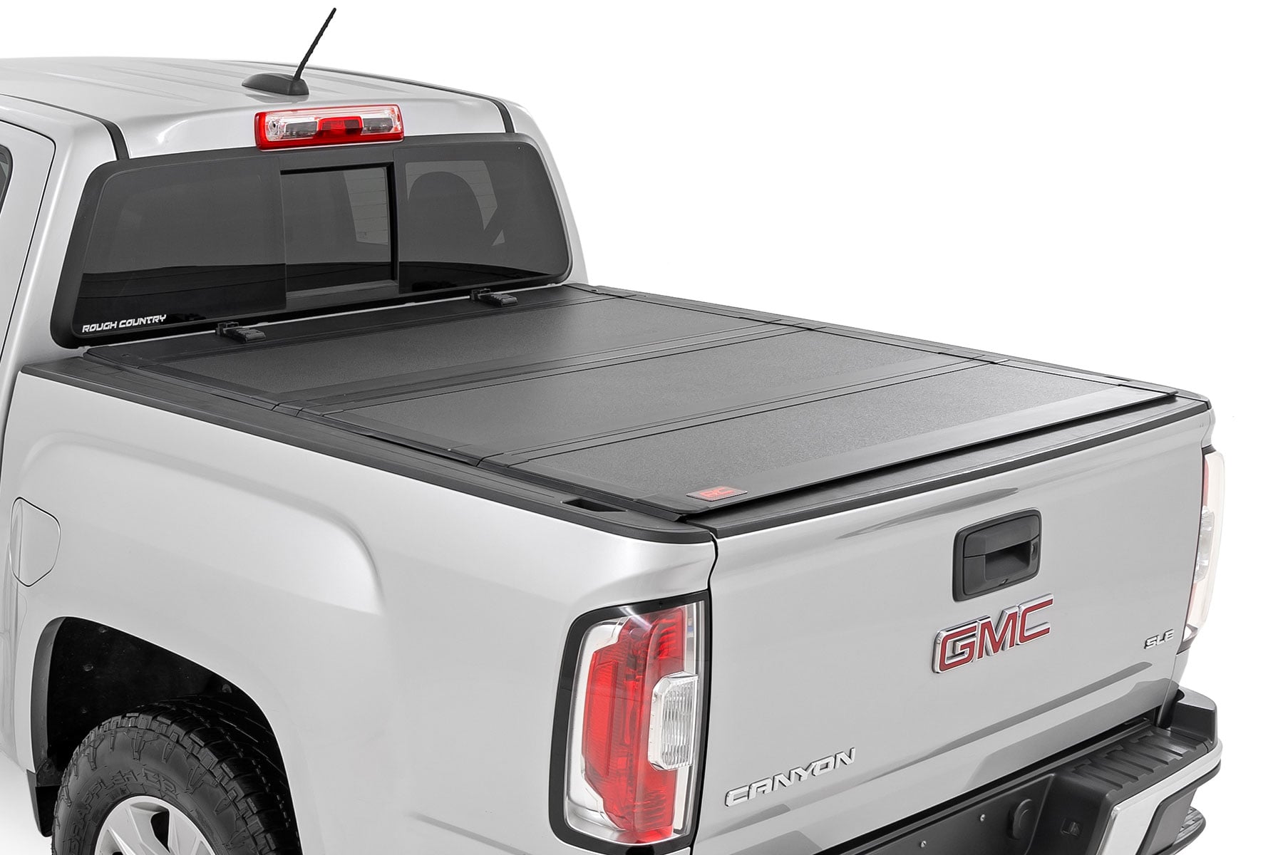 Rough Country Hard Tri-Fold Flip Up Bed Cover 5′ Bed Chevy/GMC Canyon/Colorado (15-26)