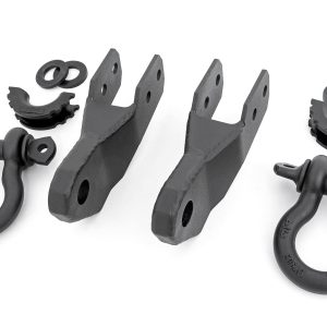 Rough Country Tow Hook to Shackle Bracket D-Ring Combo Chevy Colorado 2WD/4WD (15-22)